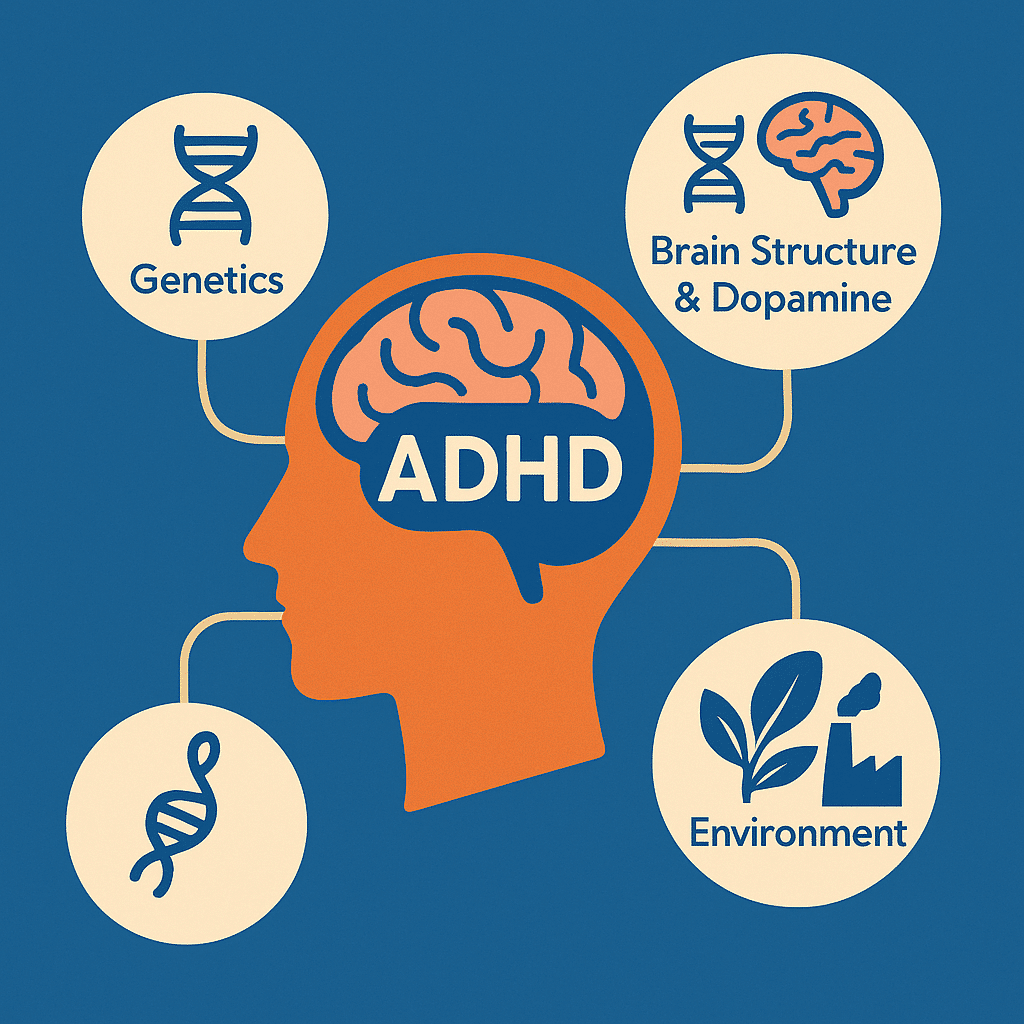 دلایل و عوامل مؤثر در بروز ADHD
