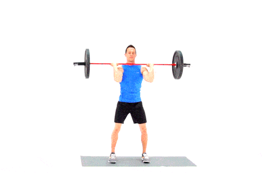 Barbell thruster