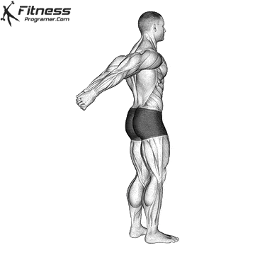 کشش ایستاده سرشانه به عقب