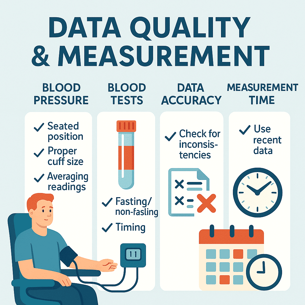 Heart Age Calculator 11 Data Quality and Measurement Methods