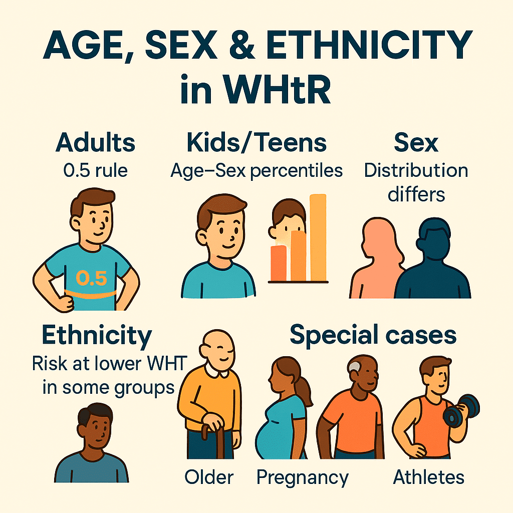 Waist-to-Height Ratio (WHtR) Calculator