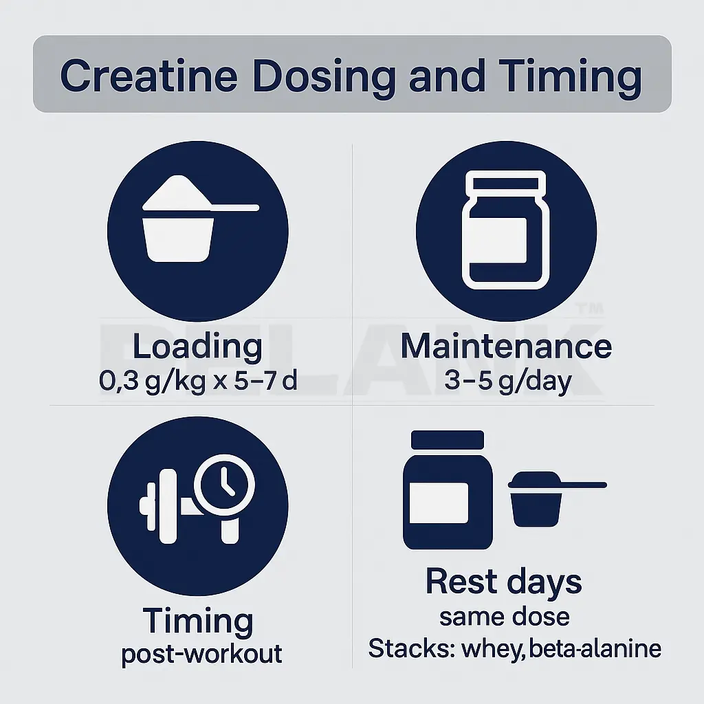 Creatine 5 دوز، نحوه مصرف و زمان بندی کراتین