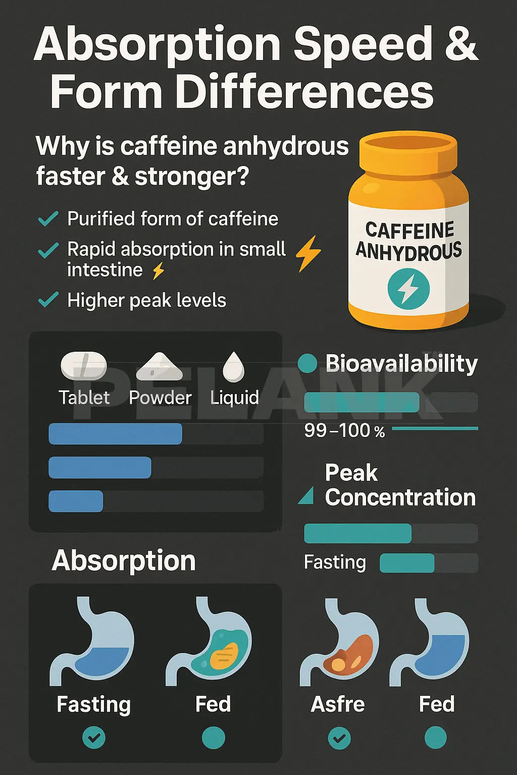Absorption Speed & Form Differences Caffeine Supplement Guide