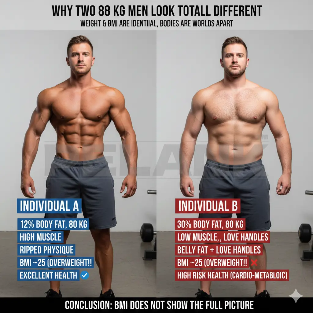 Body Fat Percentage Calculator 10 BMI vs Body Fat