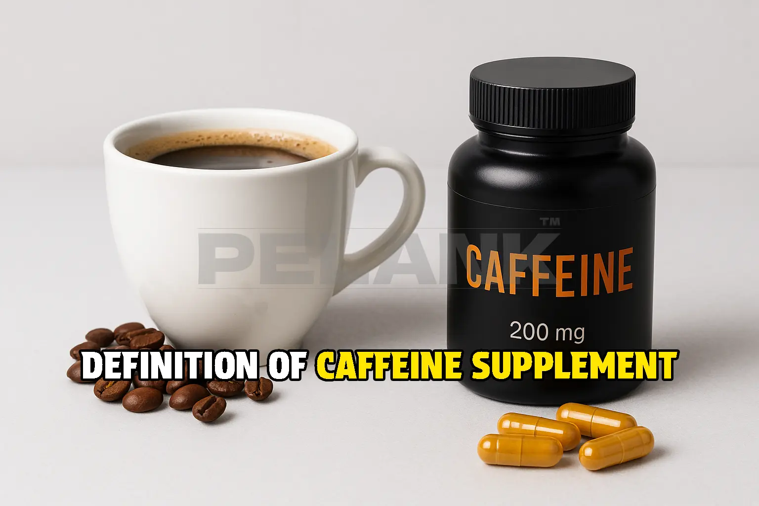 Definition of caffeine supplement