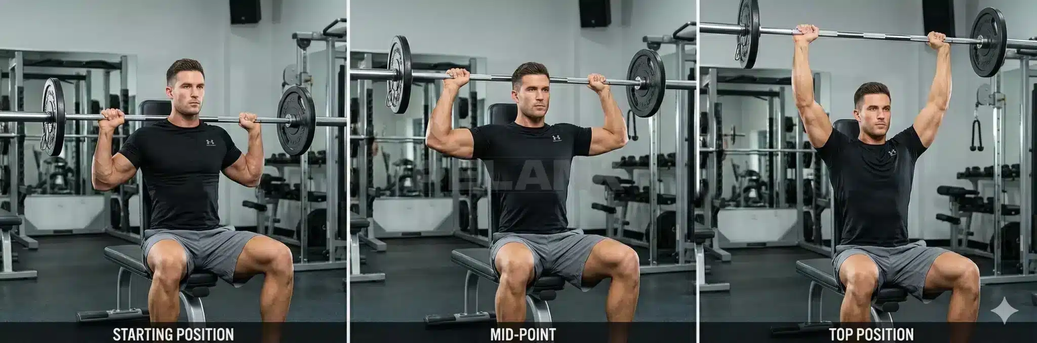 Seated Behind Neck Press