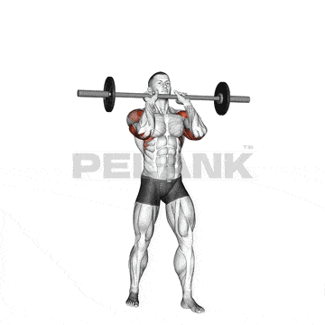 Standing Close Grip Military Press