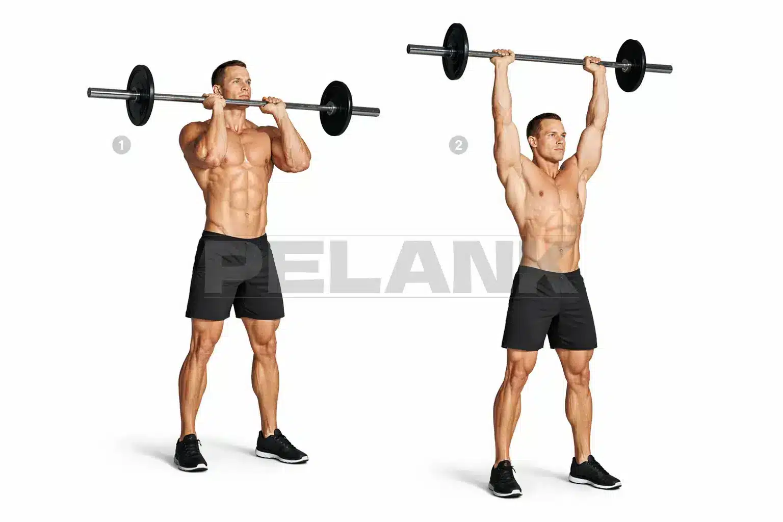 Standing Close Grip Military Press