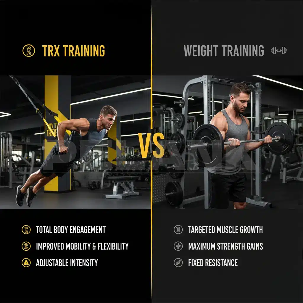 TRX vs. weight training