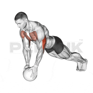 Standing Side Arm Raises No Weight 8 Medicine Ball Push-Up
